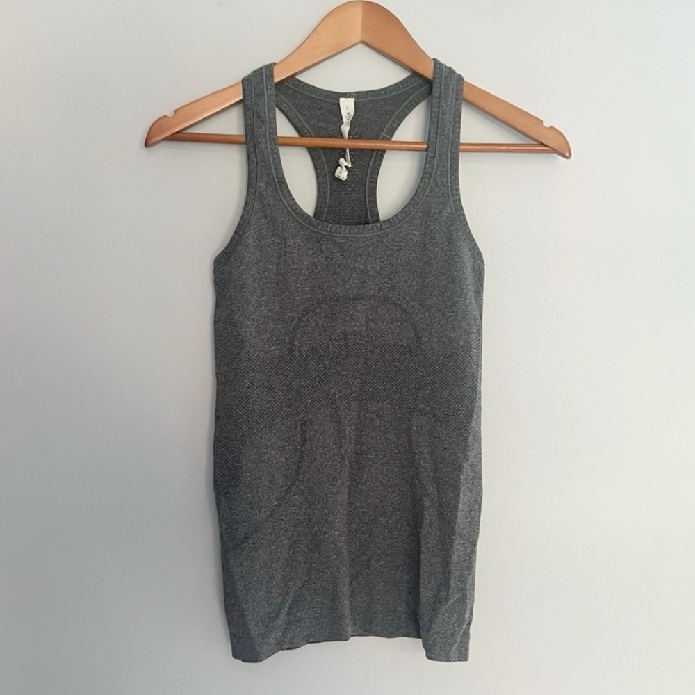 Lululemon Swiftly Tech Racerback Tank Heathered Black